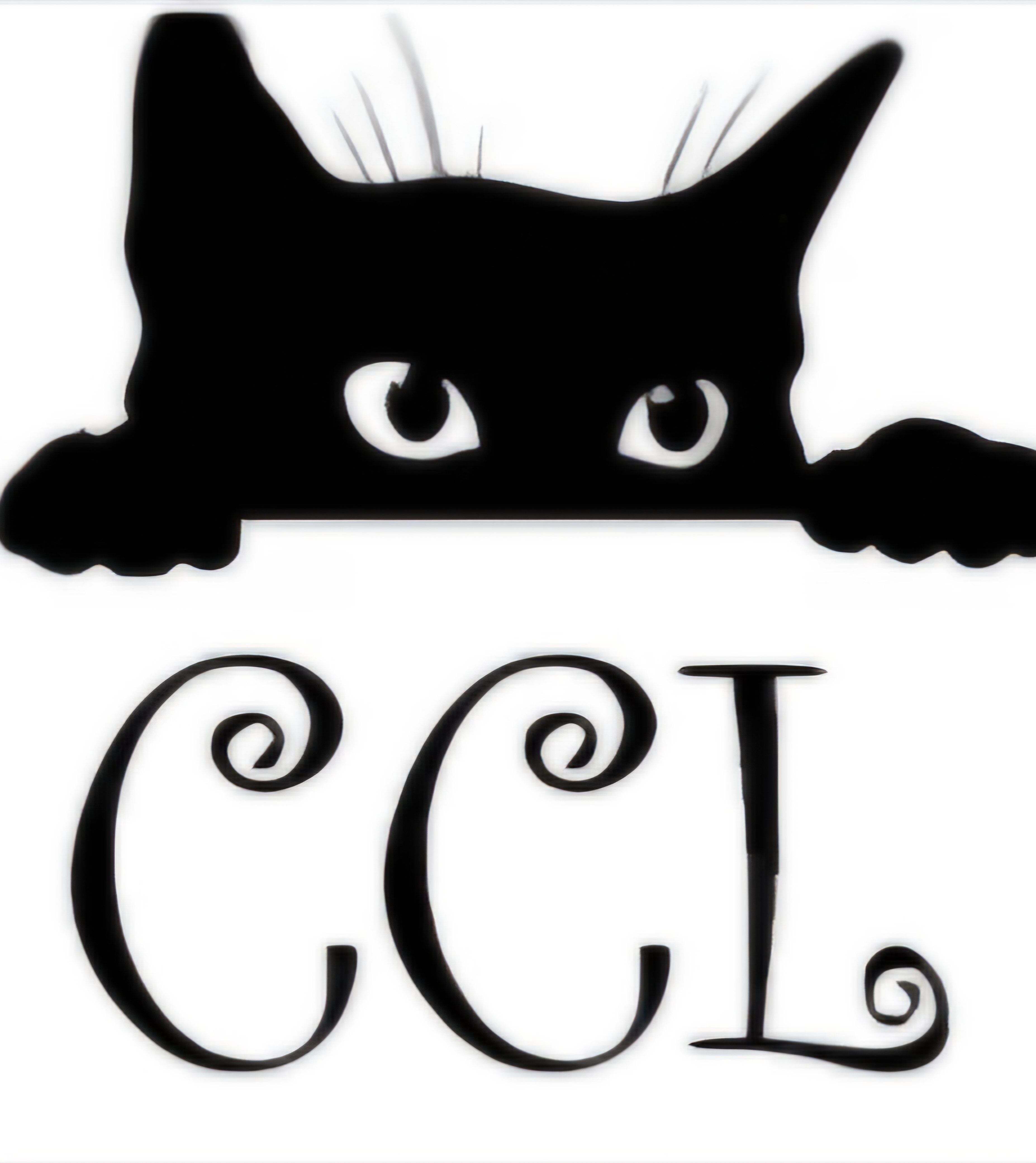 Crazy cat lady's crafts logo